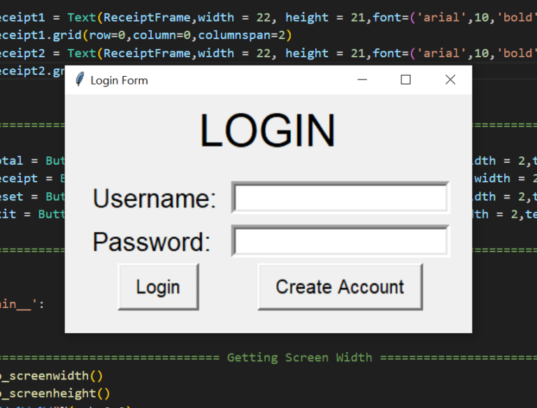 Login Page Of Cab booking system